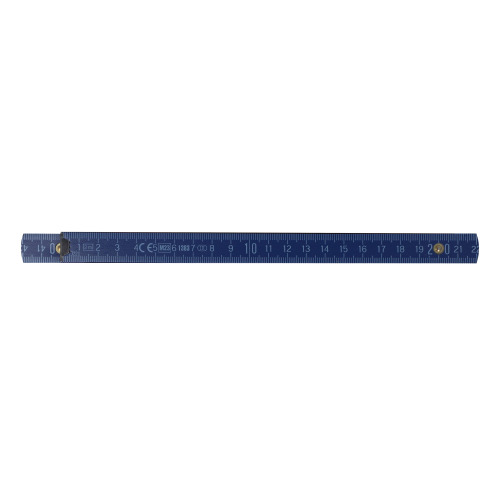 Składana linijka drewniana 2m premium malowana Ciemnoniebieski LT91981-N0010 (3)