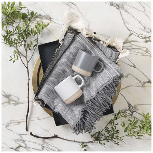 Narzuta Haven w jodełkę Granatowy 11311700 (5)