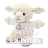 Pluszowa owca | Bleathany biały HE827-02  thumbnail