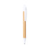 Bambusowy długopis biały V1992-02  thumbnail
