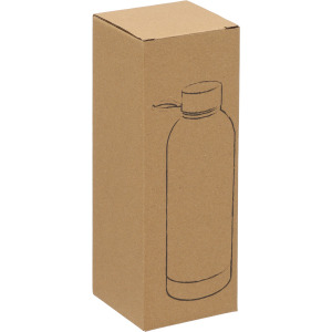 Butelka stalowa soft touch OSTRAVA 750 ml Czerwony
