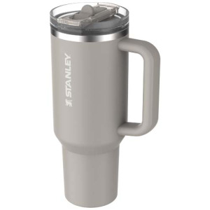 Stanley Quencher® ProTour 1180 ml termoizolowany kubek ze słomką, wykonany z recyklingowanej stali nierdzewnej Szary