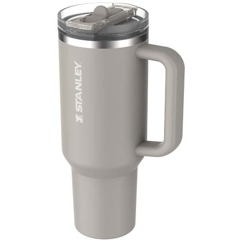 Stanley Quencher® ProTour 1180 ml termoizolowany kubek ze słomką, wykonany z recyklingowanej stali nierdzewnej Szary 10097982 