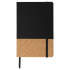 Notatnik R-PET i korek A5 Czarny LT92085-N0002  thumbnail