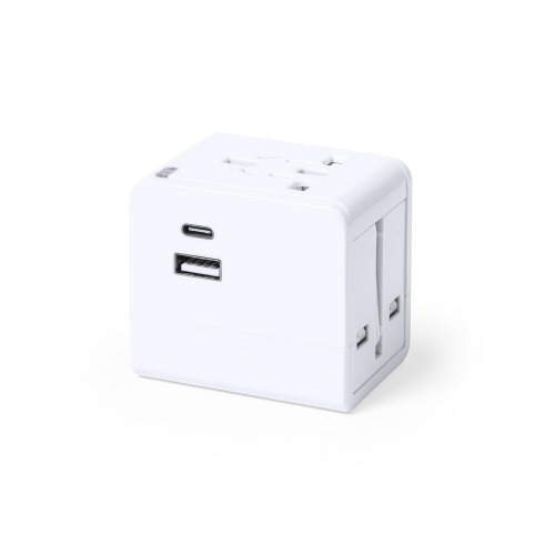 Adapter podróżny Biały V1033-02 (1)