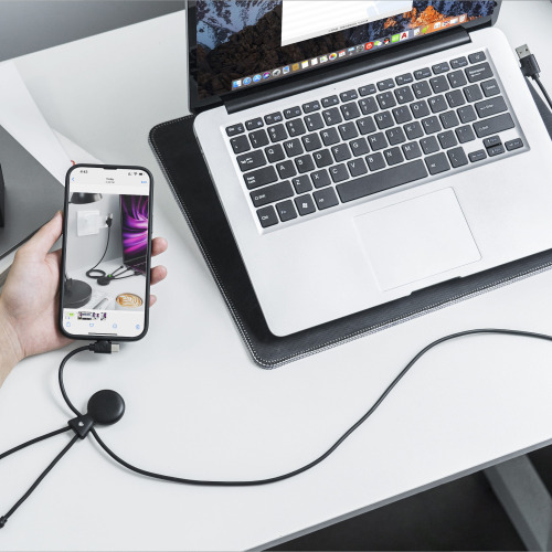 2089 | Xoopar Mr. Bio Long Power Delivery Cable with data transfer Czarny LT41007-N0002 (3)