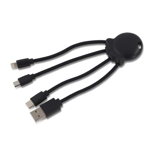 2087 | Xoopar Octopus Charging cable Czarny LT41005-N0002 (3)