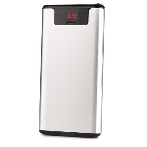 Power Bank z wbudowanym kablem micro USB/lightning Szary EG 024907 10000 