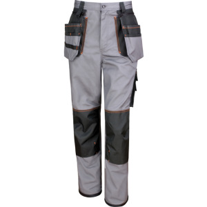 Spodnie Robocze Klasyczne Oddychajace Wiatroszczelne - Grey & Black