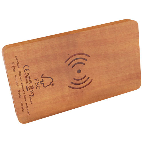 SCX.design P36 podświetlany bezprzewodowy powerbank 5000 mAh Czarny 2PX05990 (2)