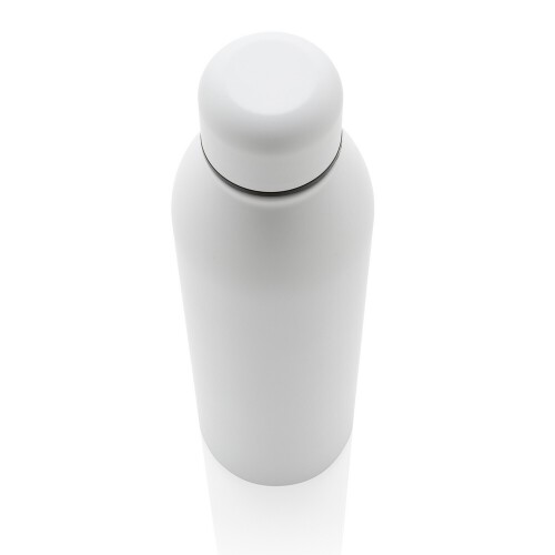 Próżniowa butelka sportowa 500 ml, stal nierdzewna z recyklingu white P433.043 (2)
