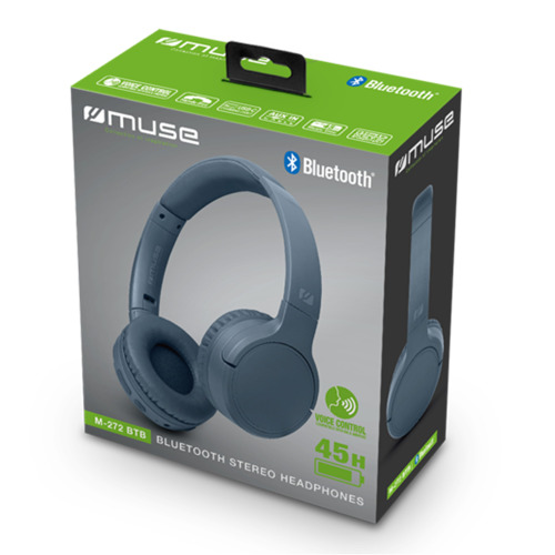 M-272 | Muse Bluetooth Headphones Ciemnoniebieski LT45815-N0010 (3)