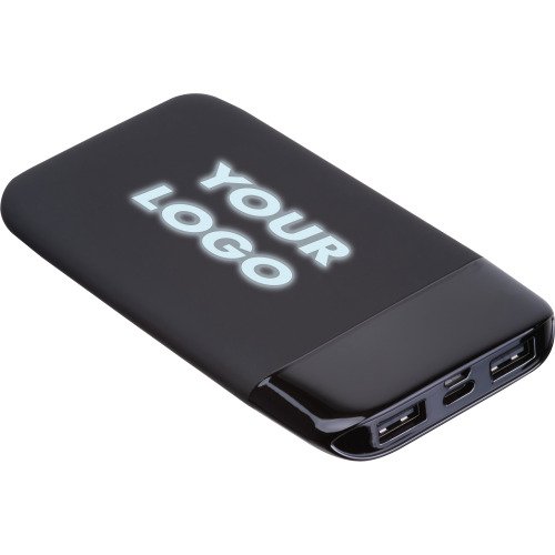 Power bank z podświetlanym logo 8000 mAh FLOYD Czarny 3543603 (16)