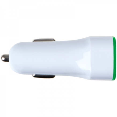 Ładowarka samochodowa USB FRUIT zielony 092809 (3)