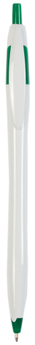 Długopis biało-zielony V1458-62 