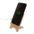 Składana bambusowa ładowarka bezprzewodowa 10W B'RIGHT, stojak na telefon drewno V0189-17 (1) thumbnail