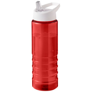 H2O Active® Eco Treble bidon z pokrywką z tutką o pojemności 750 ml  Czerwony