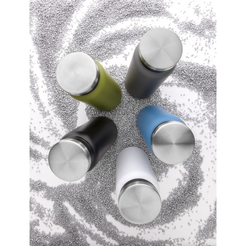 Butelka termiczna 600 ml, stal nierdzewna z recyklingu Szary P433.022 (9)