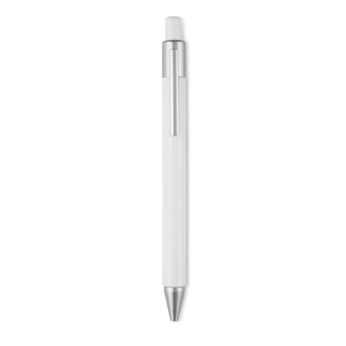 Długopis plastikowy srebrny mat MO3361-16 