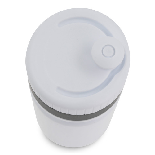 Bidon sportowy z obwódką  750ml Biały / czarny LT98786-N0102 (1)