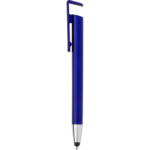 Długopis, touch pen, stojak na telefon granatowy V1753-04 