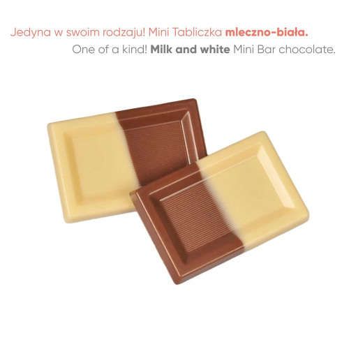 Mini czekoladka Tabliczka 10 g z wróżbą Wielokolorowy S0270 (2)