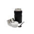 Termiczny pojemnik na żywność 650 ml Air Gifts, składana łyżka czarny V9962-03  thumbnail