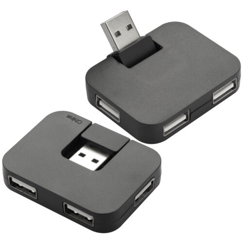 Rozgałęźnik USB SYDNEY Czarny 853303 