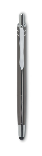 Wysuwany aluminiowy długopis z tytanowy MO8755-18 