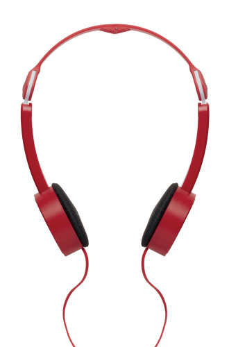 Słuchawki składane w etui czerwony MO8732-05 
