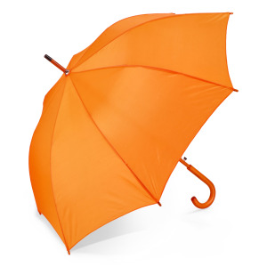 Aran 190T poliester 23" parasol z uchwytem otwierany automatycznie Pomarańczowy