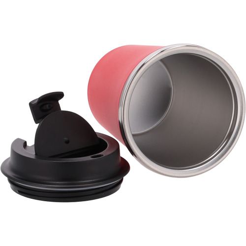 Kubek termiczny 350 ml z powłoką z recyklingu METODY Czerwony 8496205 (5)