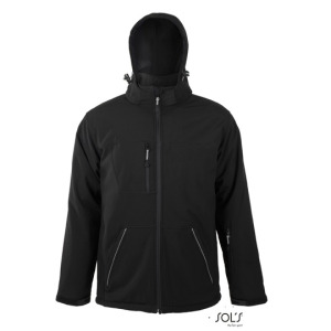 Kurtka Softshell Męska Slim Zimowa Wyscielana