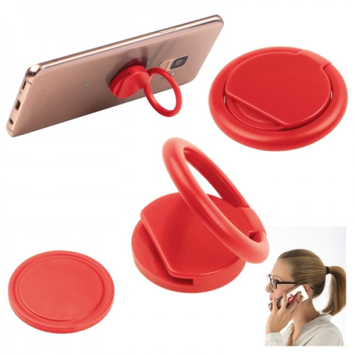 Uchwyt do telefonu plastikowy RED ROSE Czerwony 096705 (1)