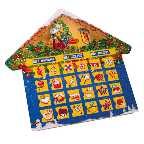 Kalendarz adwentowy w indywidualnym kształcie Wielokolorowy SU-0089 (2)