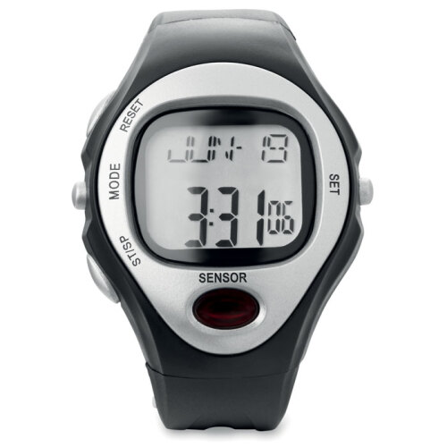 Sportowy zegarek elektroniczny srebrny mat MO8510-16 