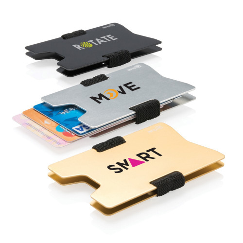 Minimalistyczny portfel, ochrona RFID czarny, czarny P820.461 (5)