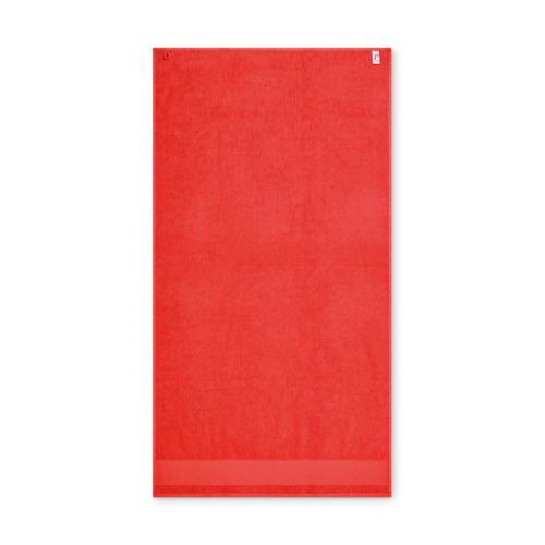 Bawełniany ręcznik kąpielowy Czerwony MO2766-05 (2)