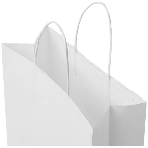 Torba z papieru Kraft ze skręconymi uchwytami – 25 x 11 x 32 cm Biały 1PQ00201 (3)
