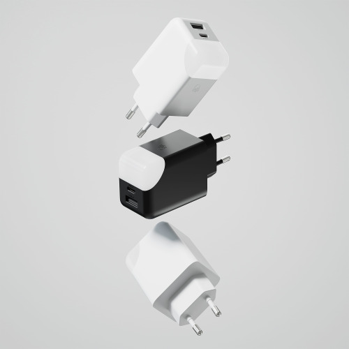 Zasilacz GaN Xoopar Ice-G 65W Biały LT41022-N0001 (1)