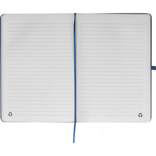 Notatnik A5 w linie z PU z recyklingu CLEO Granatowy 2374844 (6)