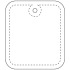 RFX™ reflective prostokątna odblaskowa zawieszka z PVC rozmiar XXL Neonowy żółty 1PR12013 (3) thumbnail