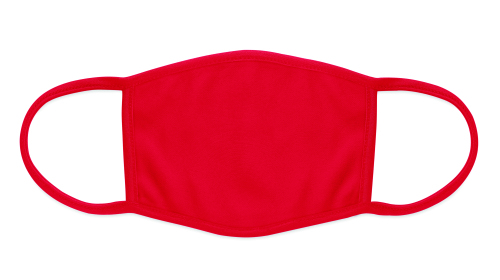 Trzywarstwowa maseczka poliestru  MF3003 czerwony MF3003-05 (2)