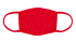 Trzywarstwowa maseczka poliestru  MF3003 czerwony MF3003-05 (2) thumbnail