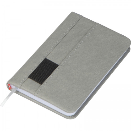 Notatnik A6 w kratkę SELMA Szary 2136407 (2)