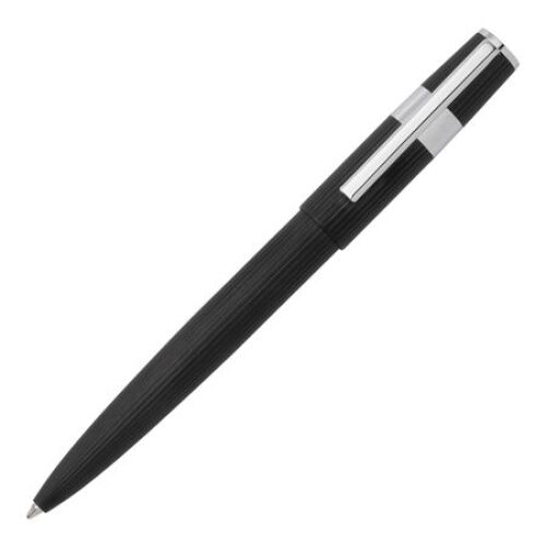 Długopis Gear Pinstripe Black / Rosegold Czarny HSV2854A 