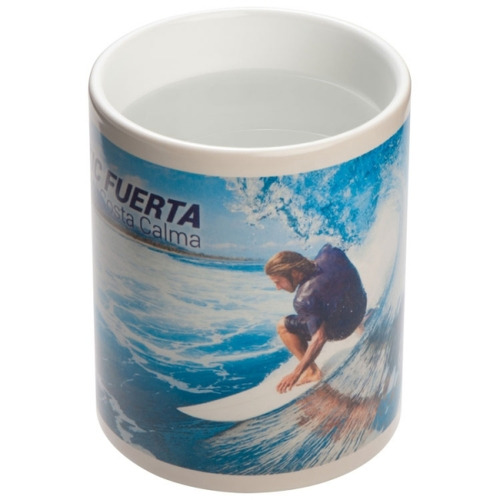 Kubek ceramiczny do sublimacji zmieniający kolor SIRMIONE 300 ml Niebieski 343804 (3)