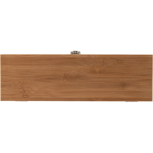 Bambusowy zestaw do wina, 4 el., skrzynka do wina Drewno V7989-17 (7)