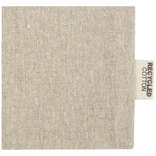 Pheebs torba na prezent z bawełny z recyklingu o gramaturze 150 g/m² i z certyfikatem GRS, mała o pojemności 0,5 l Naturalny melanż 12067006 (4)