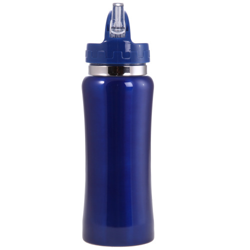 Bidon, butelka sportowa 600 ml granatowy V4656-04 (2)